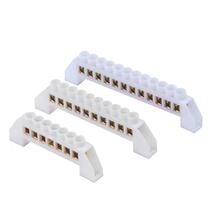 5 7 10 12 hole bridge type zero wire sequence ground copper row 6*9 pore distribution box wiring terminal row row