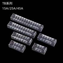 TB-1503 1504 1506 1512 wire terminal current 15A distribution box terminal block row