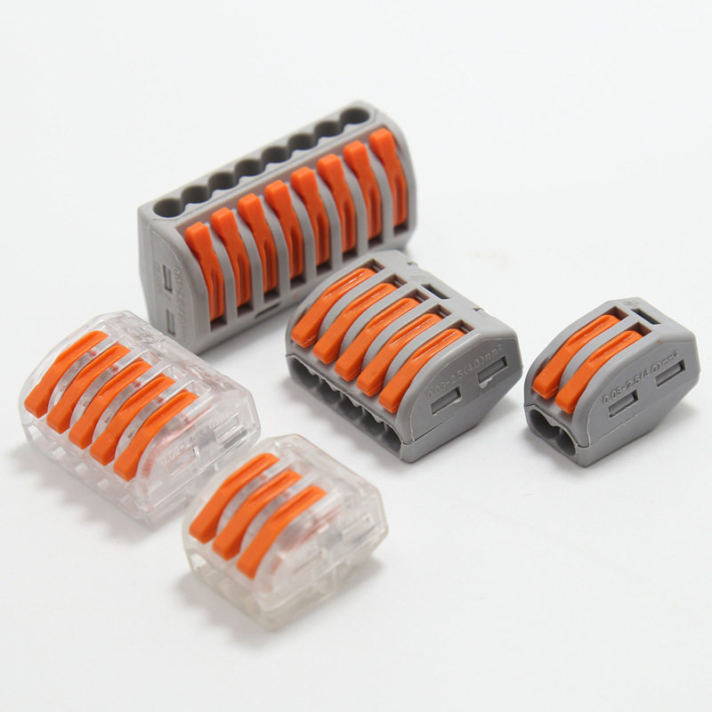 Transparent PCT-212 213 214 215 soft and hard wire press connector quick connector quick connection