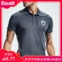 Wittke 2018 thu đông mới cho nam thể thao POLO áo sơ mi ve áo thể dục chạy nhanh áo thun ngắn tay 3606 áo polo nike