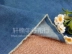 Vải denim dày màu xanh vải DIY làm bằng tay vải rắn màu vải quần áo mùa thu và mùa đông vải nửa mét