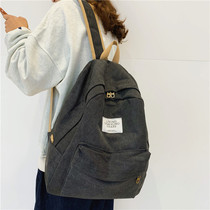 Hong Kong I TGREG solid color schoolbag female college student backpack high school Mori department antique travel backpack tide autumn