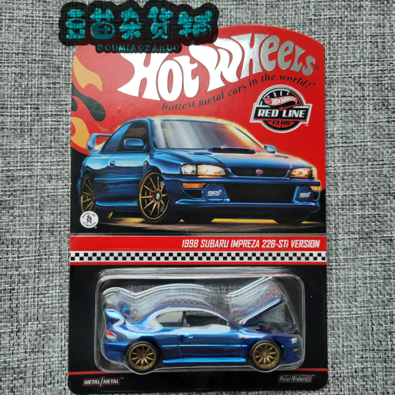 Hot Wheels Rlc Red Line Subaru Impreza 228-Sti Electroplated Blue