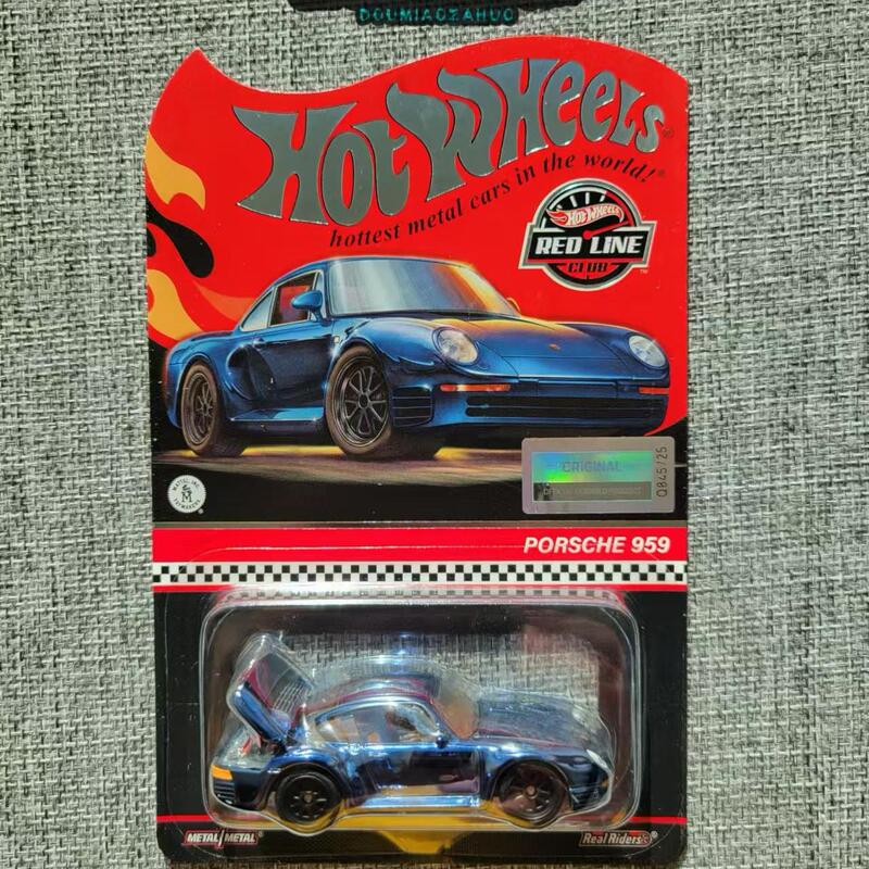 Hot Wheels Rlc Red Line Porsche 959 Electroplated Blue with Movable Parts