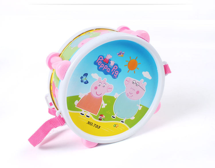 Trống tay trẻ em trống đánh trống trống nhạc cụ gõ 1-3 tuổi bé giác ngộ giáo dục sớm câu đố âm nhạc trống đồ chơi đàn nhạc hình sên