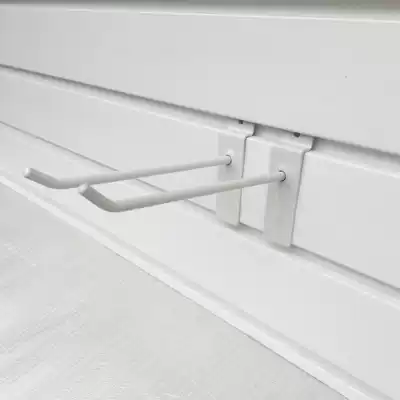 Slot board hook, paint white supermarket shelf hook, multi-function mobile phone accessories hook, display hook