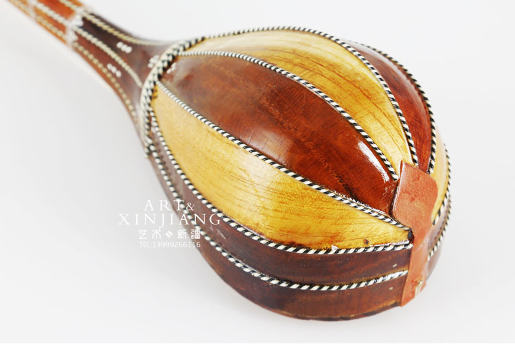 Dutal Tân Cương trang trí nhạc cụ mô hình quốc gia 40cm đặc trưng thủ công mô phỏng đồ chơi duttar lưu niệm - Nhạc cụ dân tộc đàn nguyệt cầm