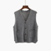 Áo len vest vest bỏ túi mặc áo khoác ngắn không tay áo len len vai ao kieu dep Áo vest