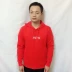 Áo len nam tay dài BXDG Anta dài 2018 xu hướng giản dị trùm đầu cộng với 15827716-3 - Thể thao lông cừu / jumper áo hoodie đỏ Thể thao lông cừu / jumper