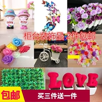 Điện thoại di động truy cập trang trí đồ trang sức đồ trang sức đồ trang sức kính cửa hàng đồ trang sức đồng hồ bướm YÊU nhà nhỏ đồ đạc thiết kế phòng thờ