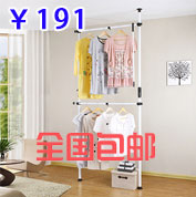 Áo tủ quần áo đơn giản đồ nội thất TỰ LÀM móc pick pole quần áo đạo cụ quần áo cá nhân ngã ba bộ phận lắp ráp-rod kệ gỗ mini