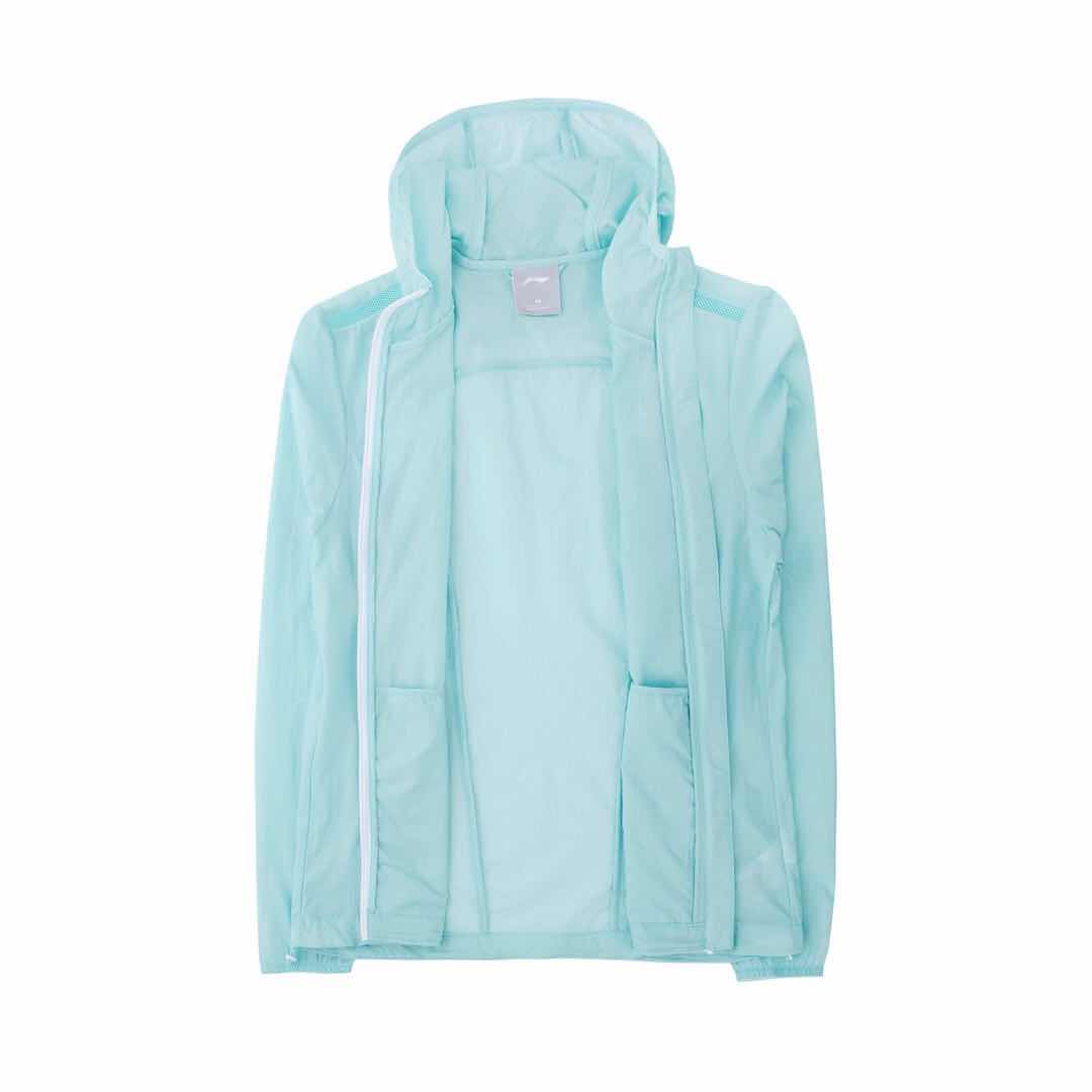 Li Ning ngoài trời loạt siêu nhẹ áo khoác chống nắng quần áo phụ nữ quần áo da gió 2019 mùa hè AFDP208 - Áo gió thể thao áo gió mỏng