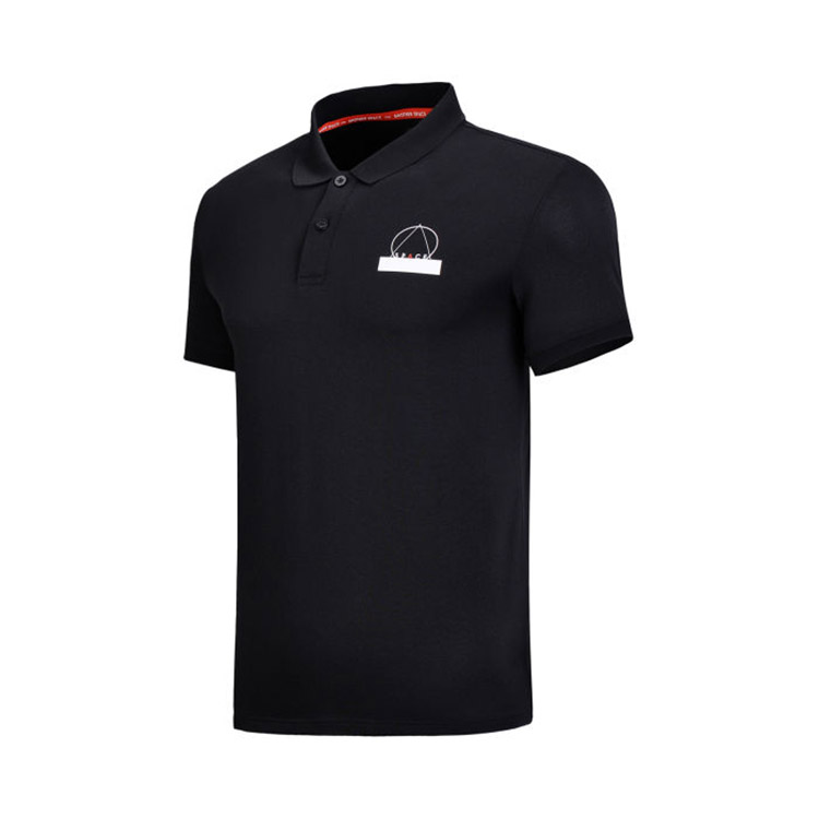 Thời trang thể thao nam Li Ning áo sơ mi polo ngắn tay áo thun thể thao ve áo mùa hè 2018 APLN139-1-2 áo polo dior