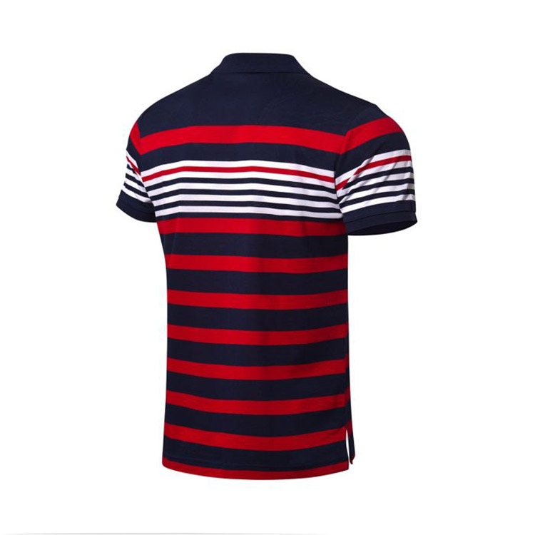 Loạt thời trang thể thao nam Li Ning ngắn tay áo sơ mi polo ve áo 2018 cotton mới APLN285-1 - Áo polo thể thao áo polo nam đẹp