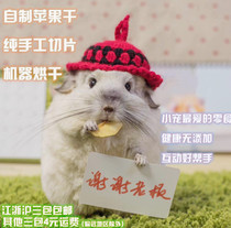 Chinchilla snack homemade grass cake Dried apple radish Dried grapefruit supplement vc bite hair interactive No added recommendation