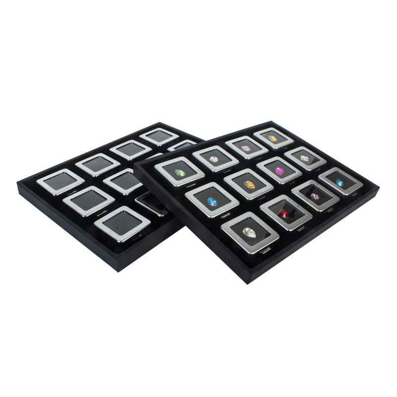 Metal Bare Stone Boxes Display Nursery Jewellery Stone Precepts Jewellery Items Containing Cartridges Color Jewel Case Diamond Disc Gift