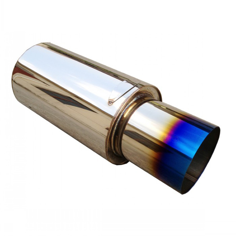 Car exhaust pipe modification sound wave modification sports car sound universal stainless steel direct drum exhaust pipe valve explosion street
