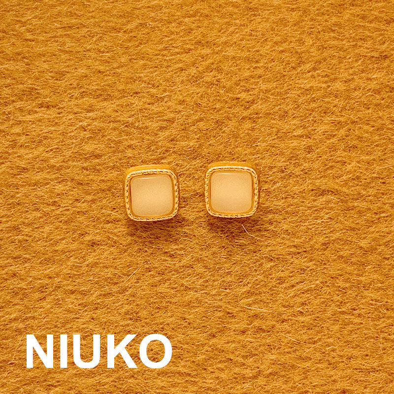 NIUKO golden new linings metal buttons Shirts Square Buttons Knit Buttons High-grade Button Accessories Accessories accessories Accessories Accessories