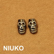 NIUKO clothing accessories metal gun black bell small skull Punk Rope buckle hanging bag clothing accessories
