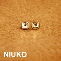 NIUKO Golden small square button shirt button button super small button clothing accessories shirt button shirt