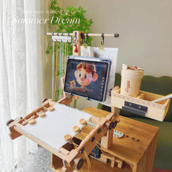 Hualin jun's original cross-stitch tableside rack ພັນປີ embroidery ໄມ້ stretcher v stretcher q stretch embroidery stretcher rack embroidery rack stretcher bag