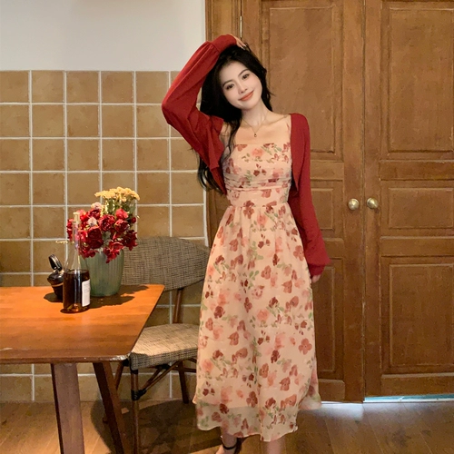 Шифоновая летняя длинная юбка, размер, цветочный принт, в цветочек, по фигуре