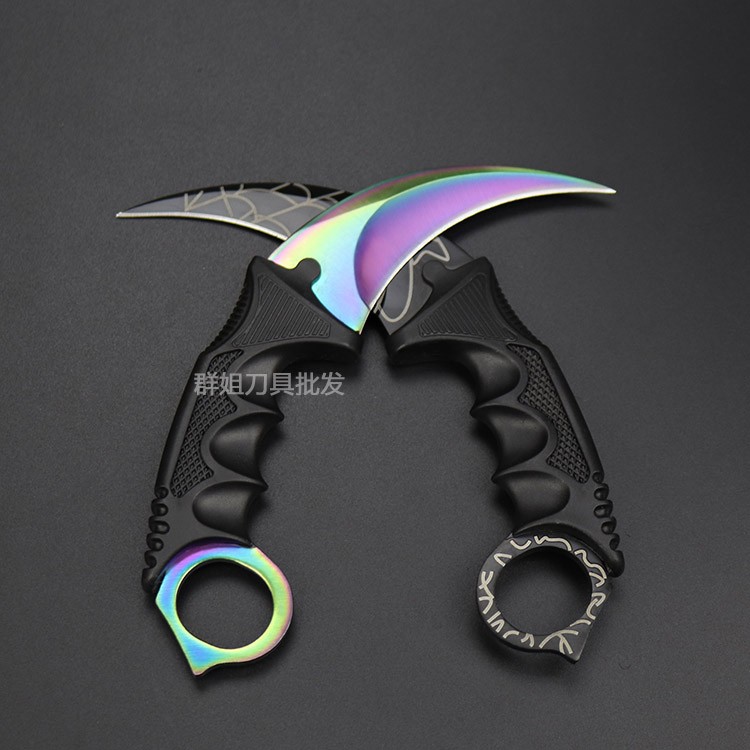 Công cụ tự vệ ngoài trời vũ khí lạnh quân sự dao chiến sói đại bàng móng vuốt dao dao csgo dao với dao sắc - Công cụ Knift / công cụ đa mục đích dao găm rambo