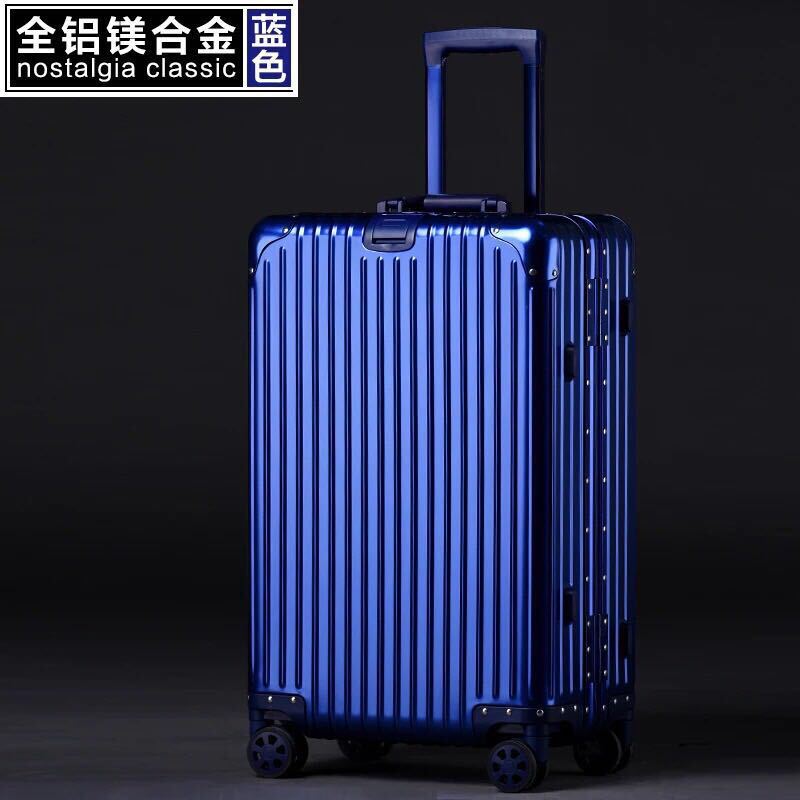 All-Aluminum Trolley Case, All-Metal Luggage Case, Password Box, Travel Case, Checked-In Case, Carry-On Case, Customs Lock, Universal Wheels 29