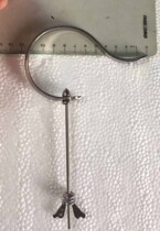 Ordinary stainless steel hook bird cage accessories bird cage hook 32 33 squeaky cage 9 inch 9 2 inch use