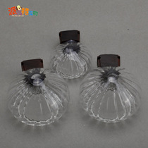 Glass pumpkin Cup bird food tank three-piece set of hot sale Pai special pets