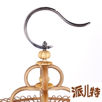 Stainless steel thick hook thrush bird cage big hook thrush cage accessories manual Pai special hot sale