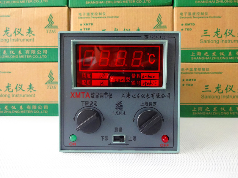 Shanghai Dragon number of display adjusters XMTA-2202 PT100 type 400 temperature controller temperature-controlled meter