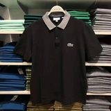 Lacoste, повседневная хлопковая модная летняя футболка polo, короткий рукав