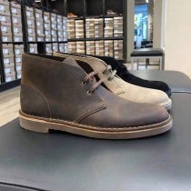 Clarks desert boots men tube leather casual shoes ping the fleece British comfortable trend