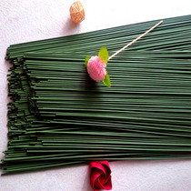 Floral hand simulation rose Rod resin soil support turned sugar flower bread flower clay flower resin soil flower Rod