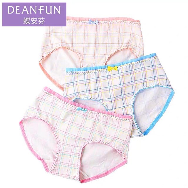 Die Anfen underwear ແມ່ຍິງຝ້າຍຂອງແທ້ເສັ້ນໄຍໄມ້ໄຜ່ຂະຫນາດກາງຕ່ໍາແອວສູງພິເສດ clearance clearance underwear ແມ່ຍິງ