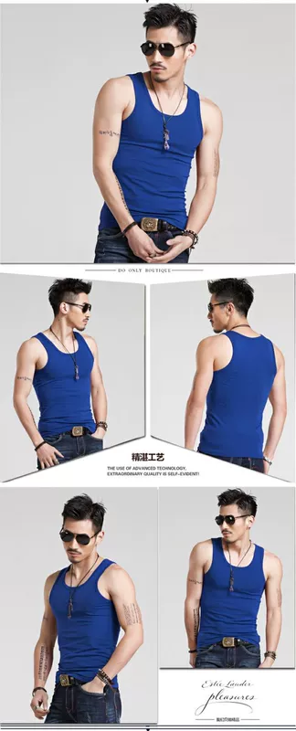 Áo vest thể thao cotton mùa hè nam giới thương hiệu thanh niên phiên bản Hàn Quốc của anh chàng tu luyện tinh thần bó sát áo khoác nam hàn quốc mùa đông