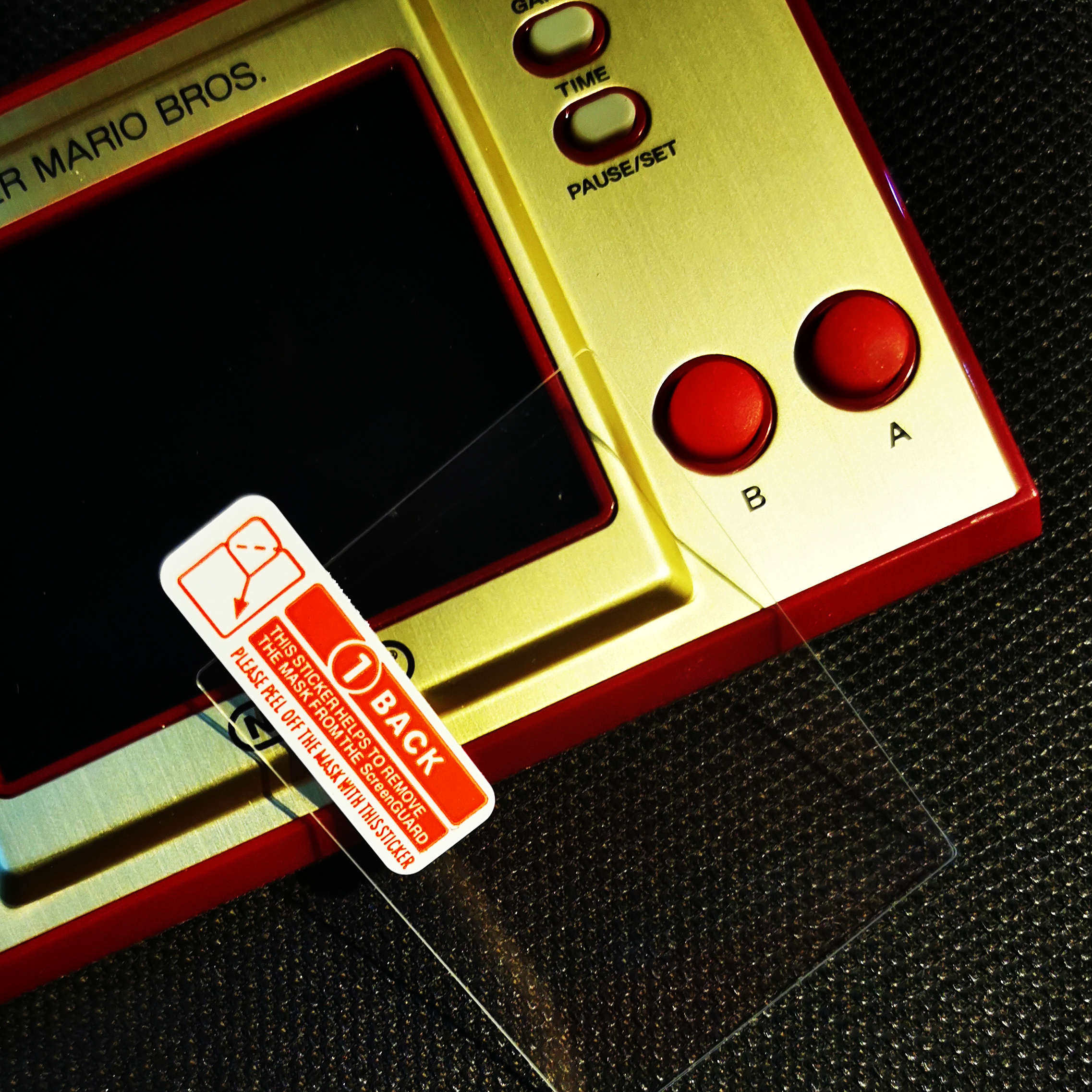 Nintendo GAMEWATCH Tempered Film 35th Anniversary Mario Zelda Screen HD Scratch Protective Film