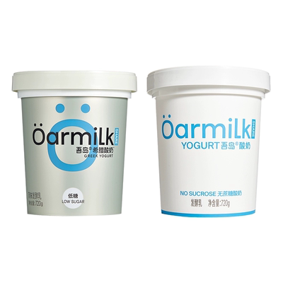 【下拉详情页领优惠】Oarmilk吾岛希腊无蔗糖酸奶组合酸奶碗