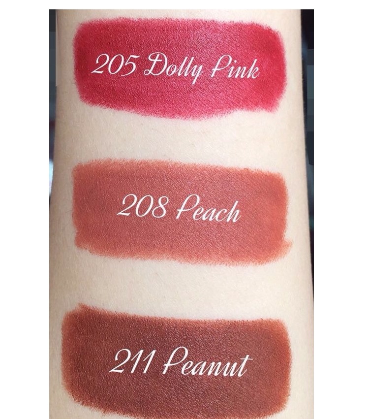 Jcat j.cat màu bí ngô ăn đất bẩn màu cam dì đỏ thỏi son đỏ bút / son môi black rouge cotton lip color
