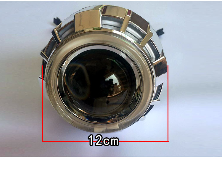 Khỉ nhỏ M3 lắp ráp đèn pha búp bê lớn 5 ống kính xenon sửa đổi đèn pha M5 Vương Giang MSX125 - Đèn HID xe máy đèn phá sương mù xe máy