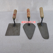 Trowel triangular key four-corner key Zhangzhou gray key brick knife wall plaster mixing cement mud tool tile shovel