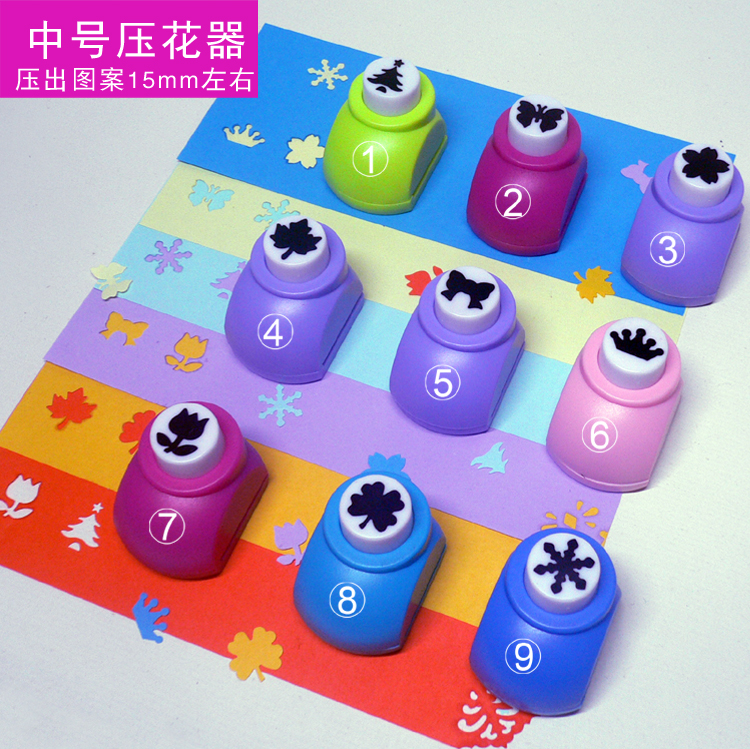 Educational toy photo album DIY creative handmade children's medium embossing device Flower device Pressure map device Steel seal special offer