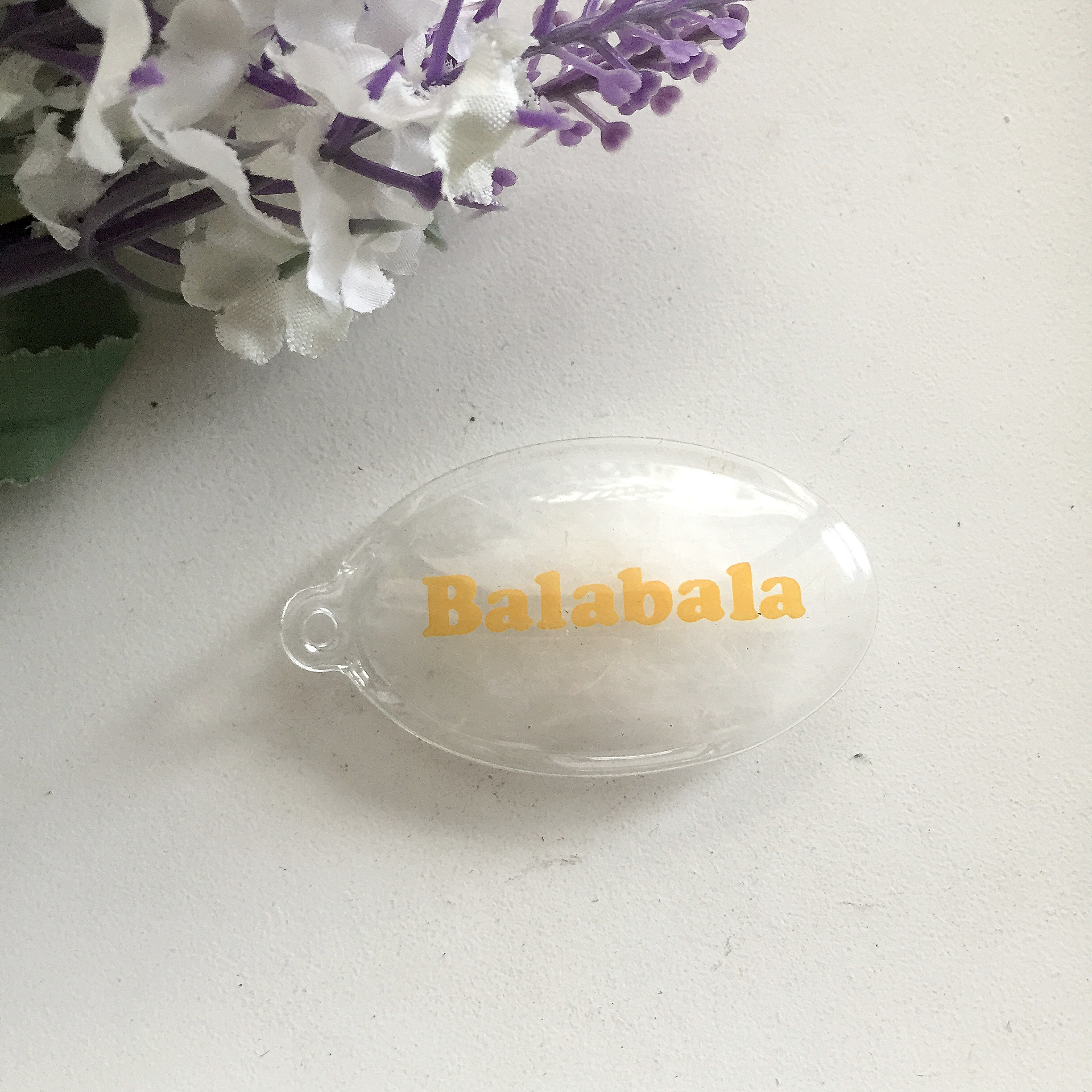 pvc Pendant Children Clothing Duvet Clothing Bubble Tag Custom Oval TPU Down Suede Tender Down Ball Inflatable Bag Bookings Made