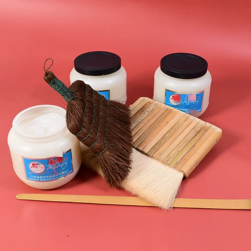 Каллиграфия ручной работы, монтажный набор материалов, суспензия, кисть бамбука, бамбука, бамбуковая шерстяная ручка, монтажная картина на начальной школе.