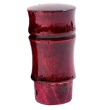 Ручная живопись бамбуковая праздничная грибная стержня Свитка, живопись, монтажный материал, антикварное вино красное матовое небо