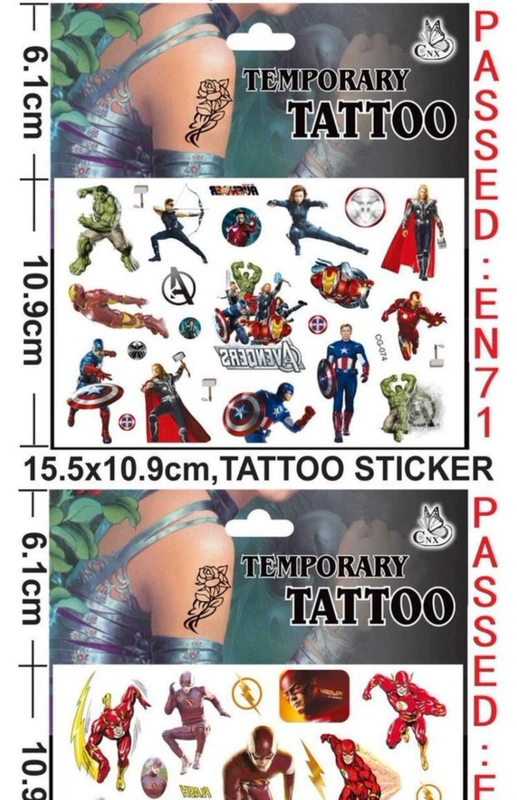 Cartoon anime nhân vật đồ chơi hình xăm sticker em bé hình xăm sticker cơ thể trẻ em vẽ hình xăm đồ chơi - Đồ chơi giáo dục sớm / robot đồ chơi công nghệ thông minh