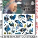 Cartoon anime nhân vật đồ chơi hình xăm sticker em bé hình xăm sticker cơ thể trẻ em vẽ hình xăm đồ chơi - Đồ chơi giáo dục sớm / robot