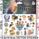 Cartoon anime nhân vật đồ chơi hình xăm sticker em bé hình xăm sticker cơ thể trẻ em vẽ hình xăm đồ chơi - Đồ chơi giáo dục sớm / robot