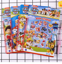 Wang Wang Team Great Merit Sticker Cartoon Patch Drawing Suit Pooch Patrol Big with Scene Thu can be pasted over and over again